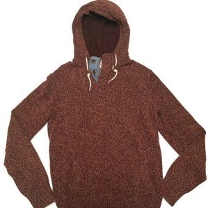 H&M LOGG  Size M Red Hooded Sweater